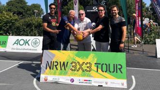 Sport verbindet – und kann Leben retten. Unter diesem Motto machte die 3x3-NRW-Tour in Kamp-Lintfort Halt.